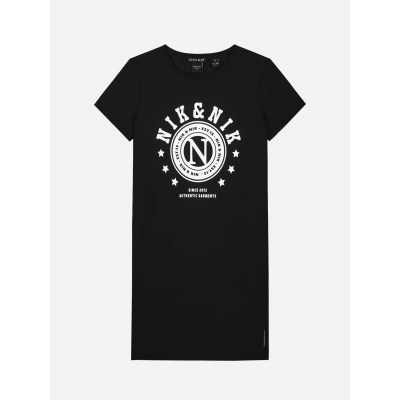 NIK&NIK T-shirt jurk met artwork NIK&NIK T-shirt jurk met artwork